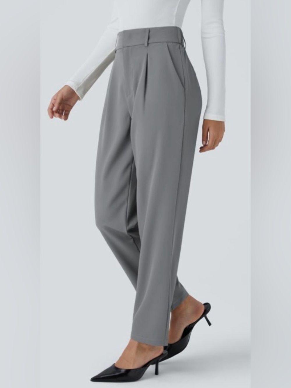 XLARGE HALARA HIGH WAISTED PLICATED WORK PANTS